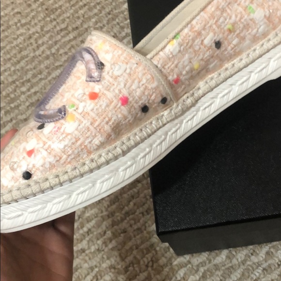 Chanel tweed crystal cruise tweed espadrilles - Picture 3 of 5